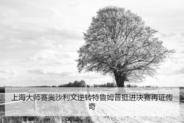 上海大师赛奥沙利文逆转特鲁姆普挺进决赛再证传奇